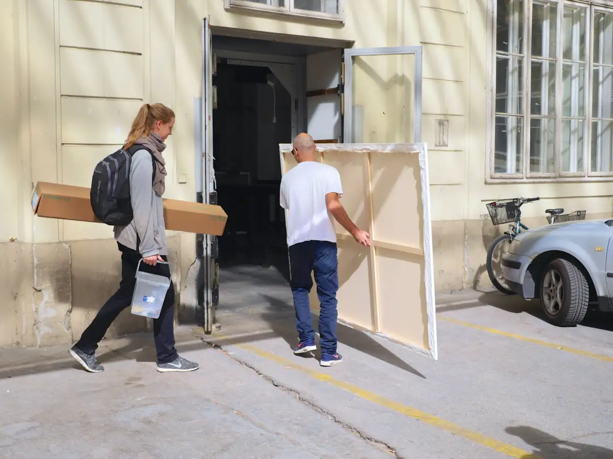 Parallel Vienna 2015/ Art works are delivered by the artists themselves