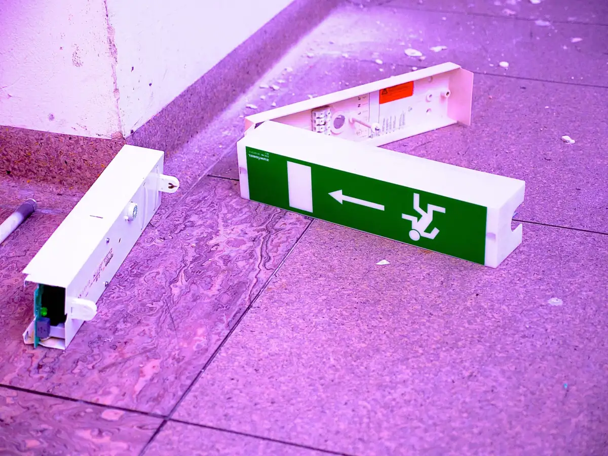 Parallel Vienna 2015/ Alte Post/ The escape routes must be marked