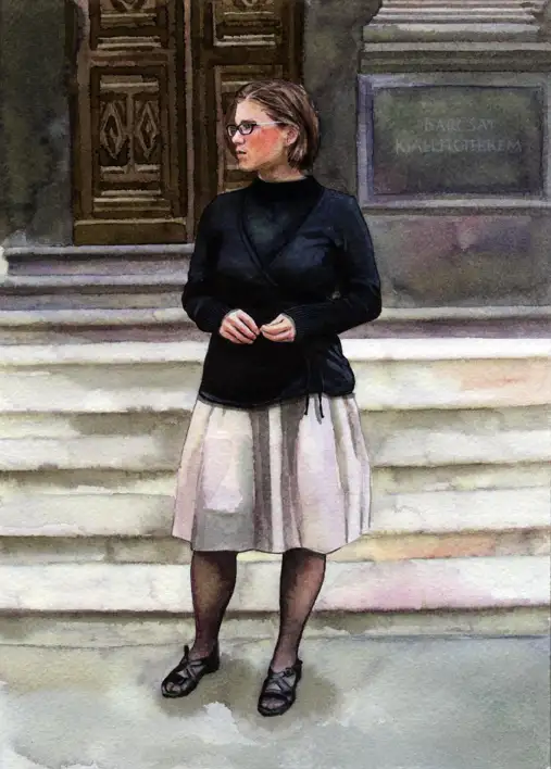 Klára Petra Szabó/ ART & STYLE the painted street fashion blog project/ Aliz