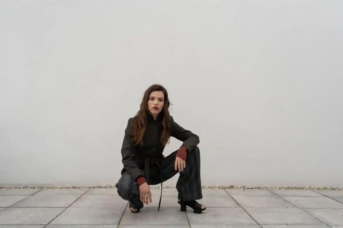 The musician Anja Plaschg, known as Soap & Skin