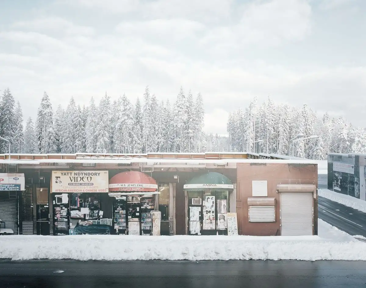 Potemkinsches Dorf in AstaZero in Schweden