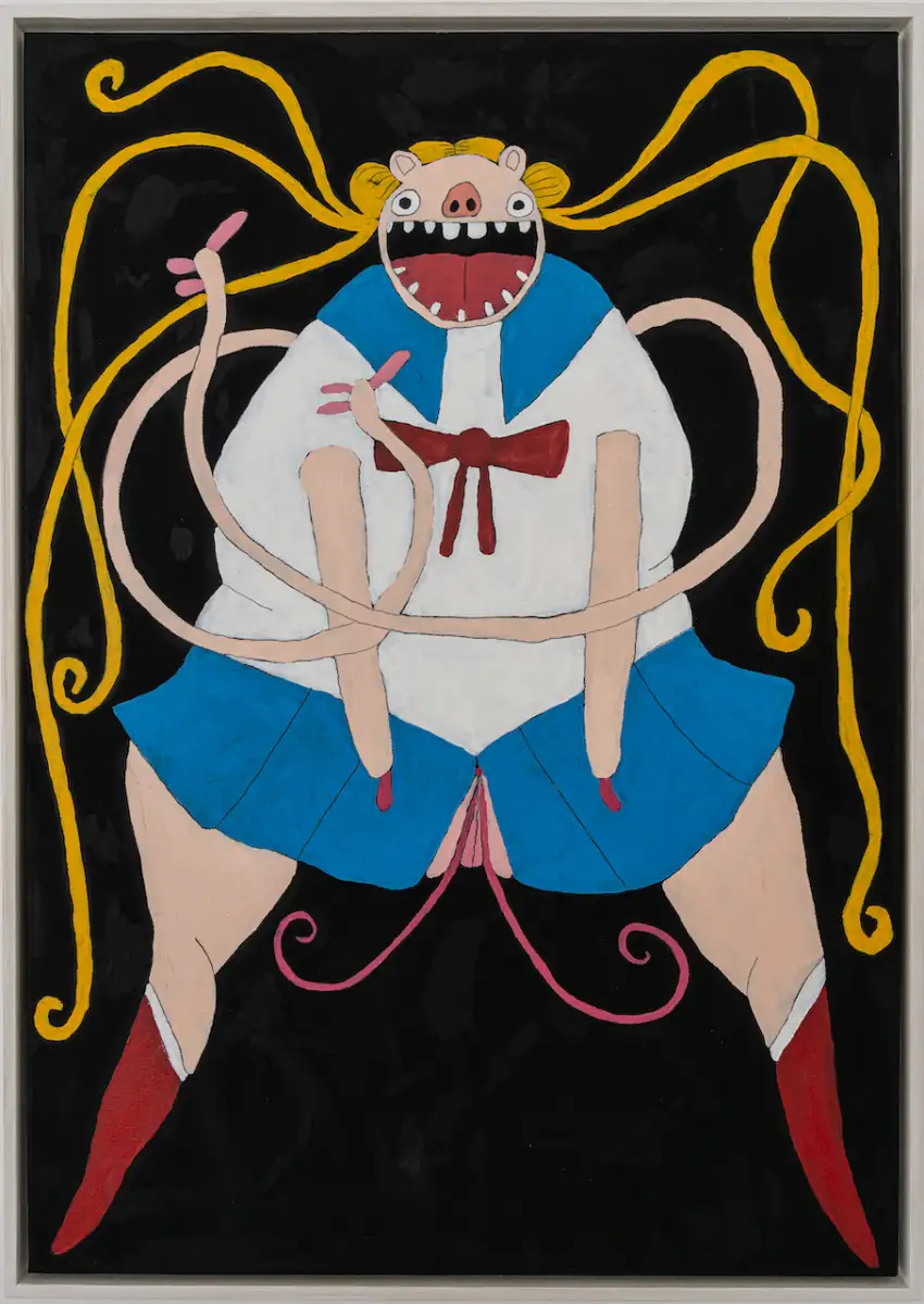 Sailor Moon, oil on canvas
