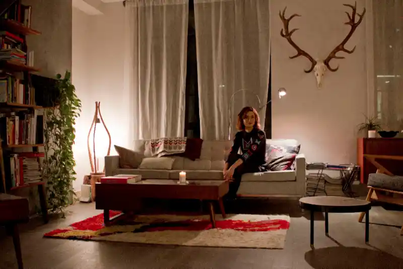 Jana Sintschnig in her Apartment