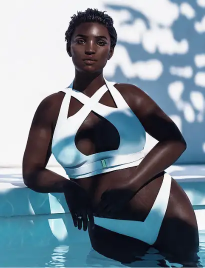 BRENN of The Diigitals; Bikini by Chabou Create