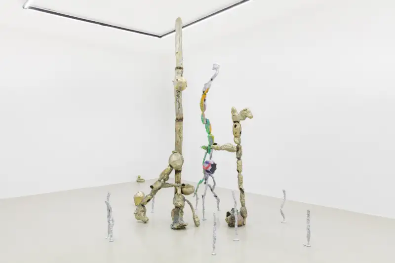 Installation View XI, Karl Karner, Brutbladd _the horse eats with me, 2021
