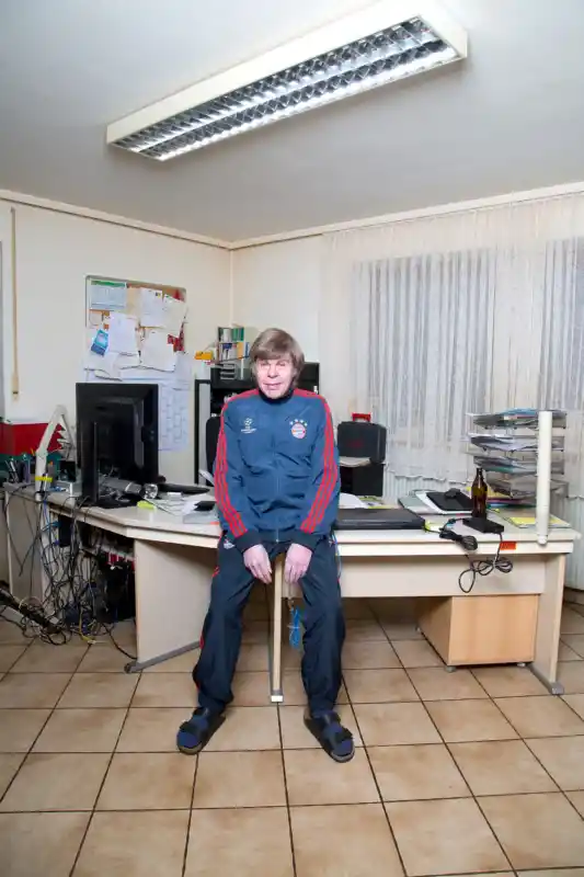 Papa im Büro